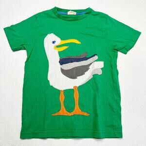 Mini Boden Seagull Appliqué Tee 5-6